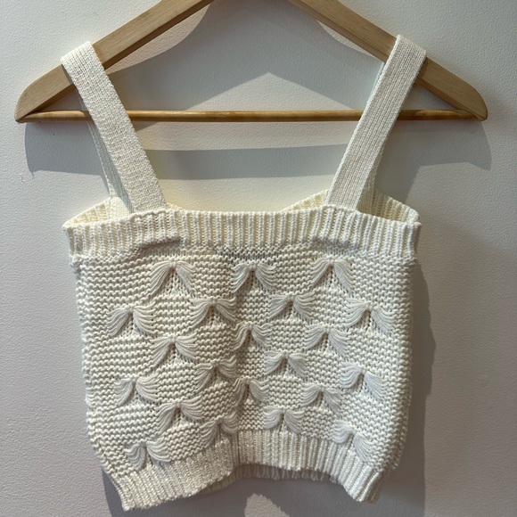 Knitted Zara small crochet Sleeveless top cami - Picture 2 of 6